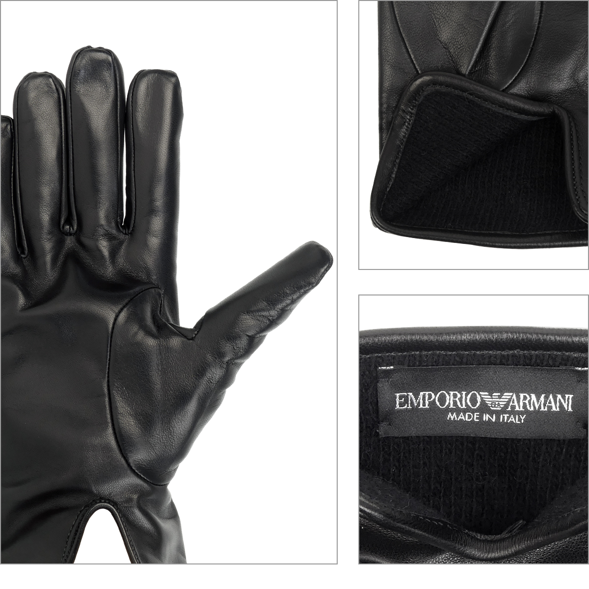 EMPORIO ARMANI 【並行輸入品】エンポリオアルマーニ 手袋 624139