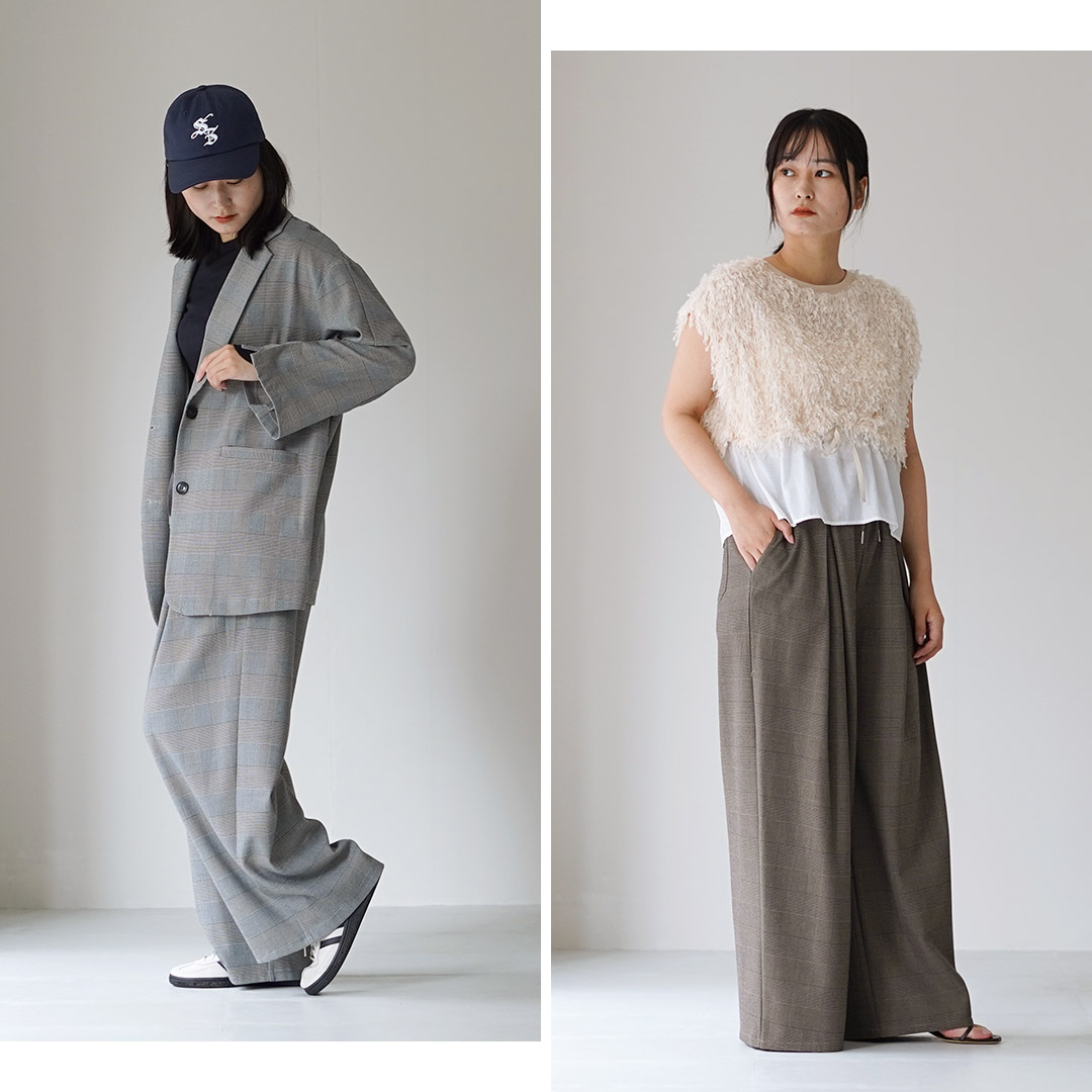 CYAN TOKYO（シアントーキョー） レイヤー ウエスト グレンチェック