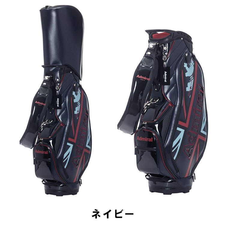Admiral キャディバッグ（色：ネイビー系）｜ゴルフ用バッグ｜ゴルフ