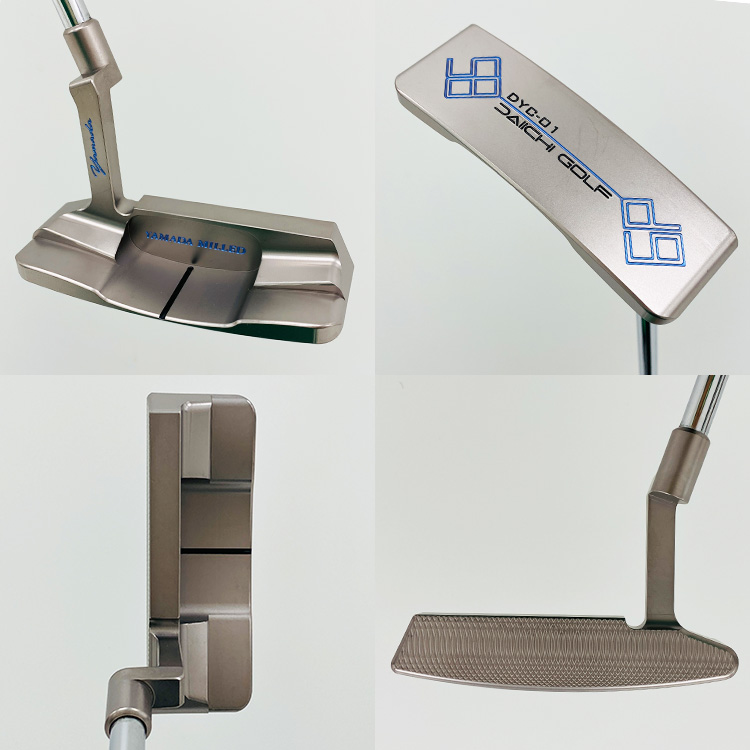 山田パター 山田パター工房 DYC-01 クランク パター シルバー : 第一