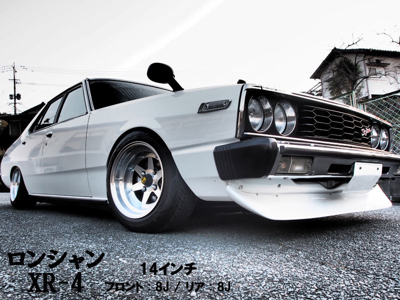 旧車 ロンシャンXR-4 -13 1480 8.0J ±0 114.3-4H 各2本 8J/8Jアルミ