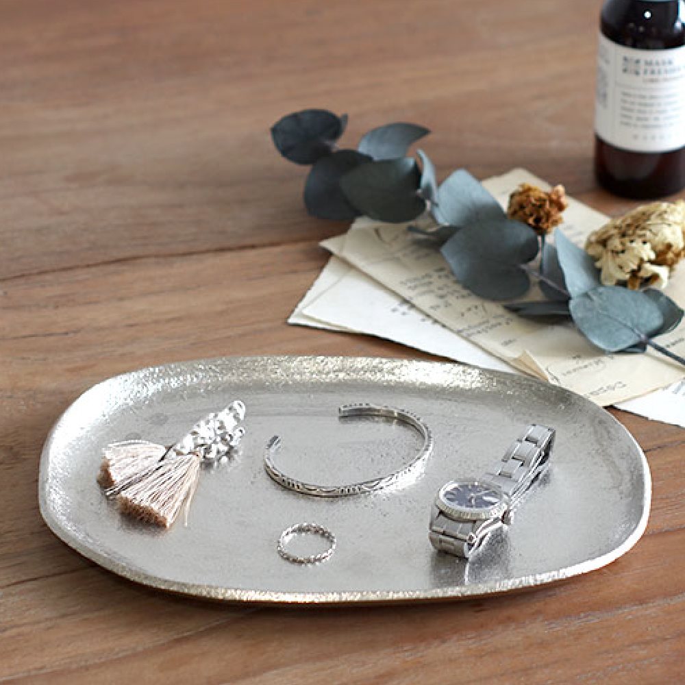 ラウンドトレイ 直径11.5cm 直径15cm アルミニウム シルバー