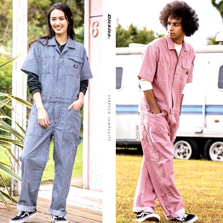 Dickies（ディッキーズ） つなぎ 半袖 ジャンプスーツ D-7102 ツナギ