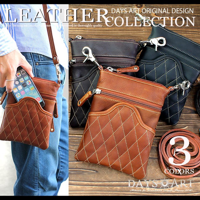DAYSART（デイズアート） ショルダーバッグ 本革レザー ミニバッグ