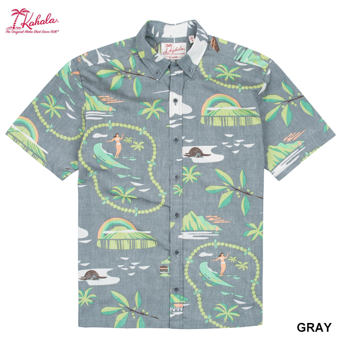 KAHALA カハラ アロハシャツ ALOHA KAUAI BY NICK KUCHAR アロハ