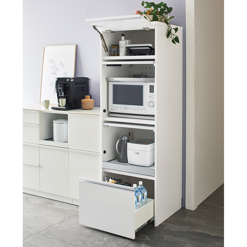 dinos（ディノス） Ymir/ユミル 隠せる家電収納 幅60奥行55cm高さ178cm