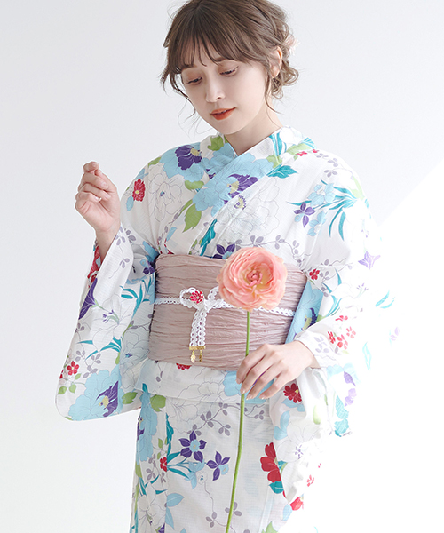 Dita（ディータ） 浴衣 レディース セット 簡単（ゆかた・しわ兵児帯