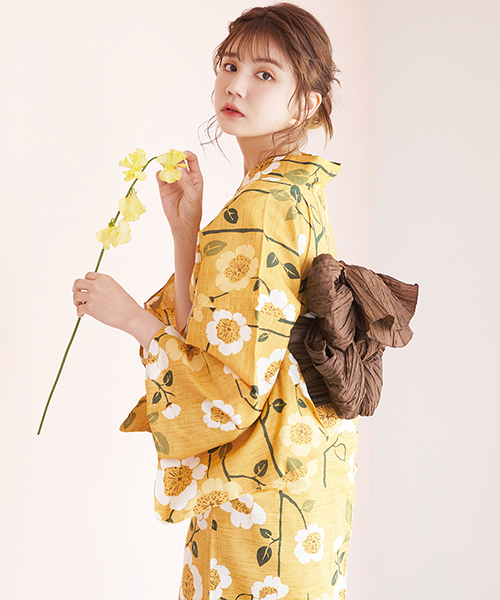 Dita（ディータ） 浴衣 レディース セット 簡単（ゆかた・しわ兵児帯