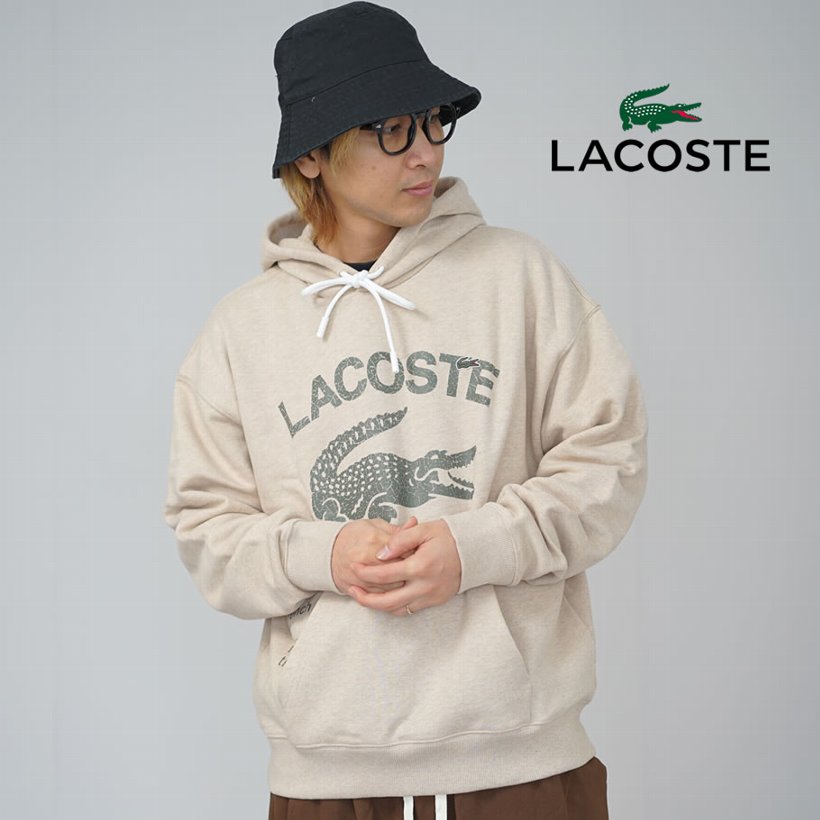 LACOSTE（ラコステ） パーカー メンズ プルオーバー ロゴ ワニ