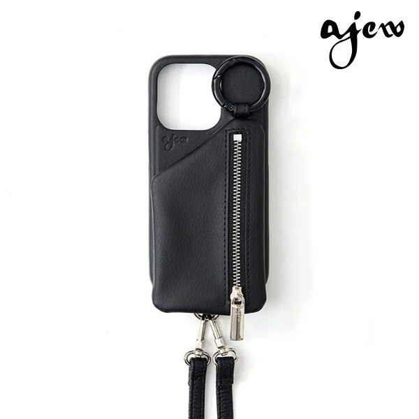 ajew（エジュー） iPhone15ProMax対応 ajew cadenas zipphone case