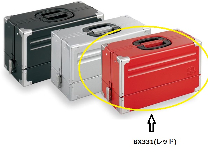 TONE (トネ) ツールケース BX331 (レッド) : 道具屋さんYahoo!店