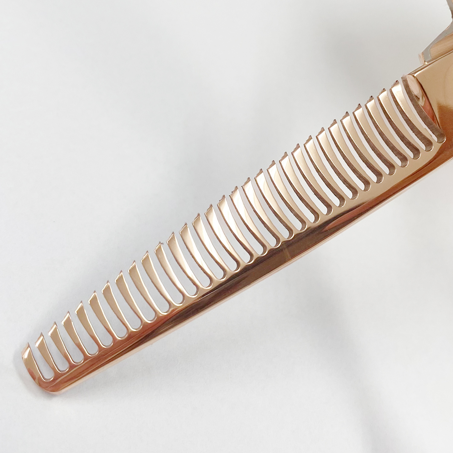 DEEDS プロ用 美容師 GTZ ピンクゴールドチタン シザー セニング