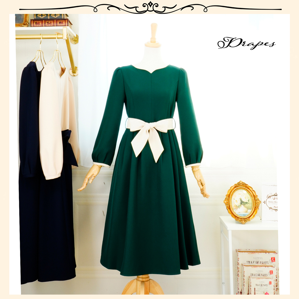 ワンピース ネイビー フォーマルドレス レディース 入学式 入園式 ママ