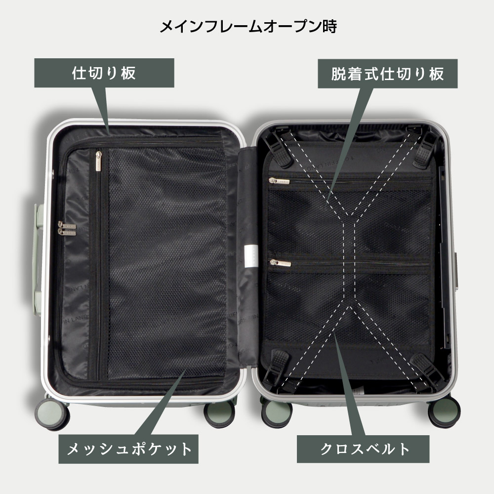 GRIFFIN LAND（グリフィンランド） キャリーケース スーツケース S