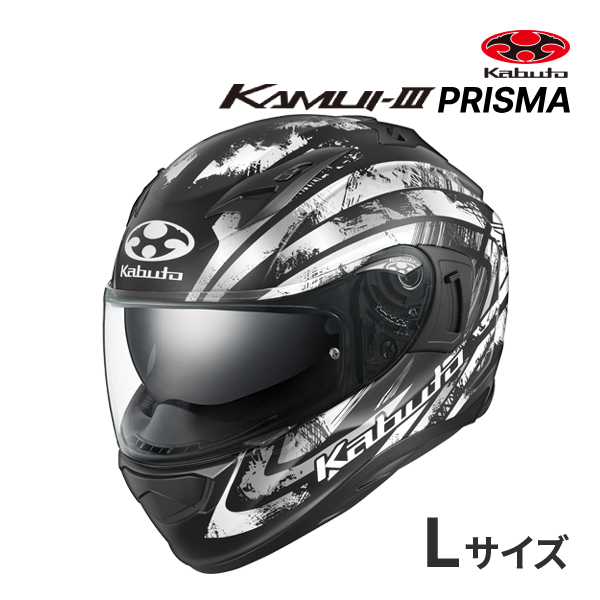 OGK KABUTO OGK KABUTO KAMUI-3 PRISMA フラットブラックシルバー L
