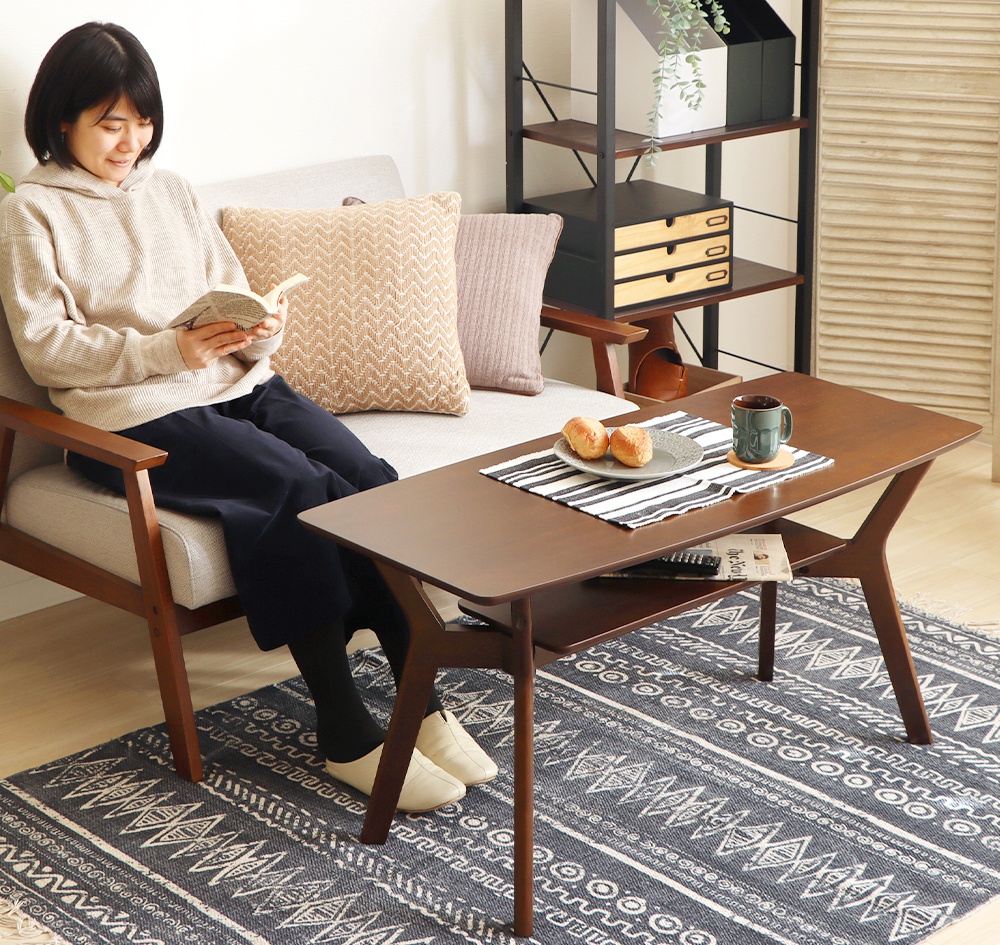 ヤマソロ センター テーブル おしゃれ ロー テーブル 北欧 高さ50cm