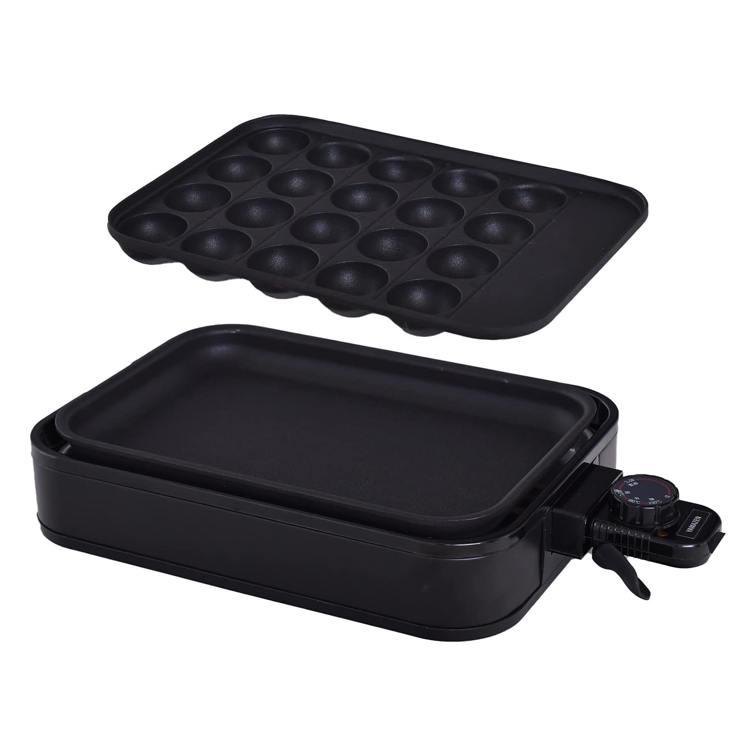 山善（YAMAZEN） ホットプレート 焼肉プレート 一人用 着脱式 2枚