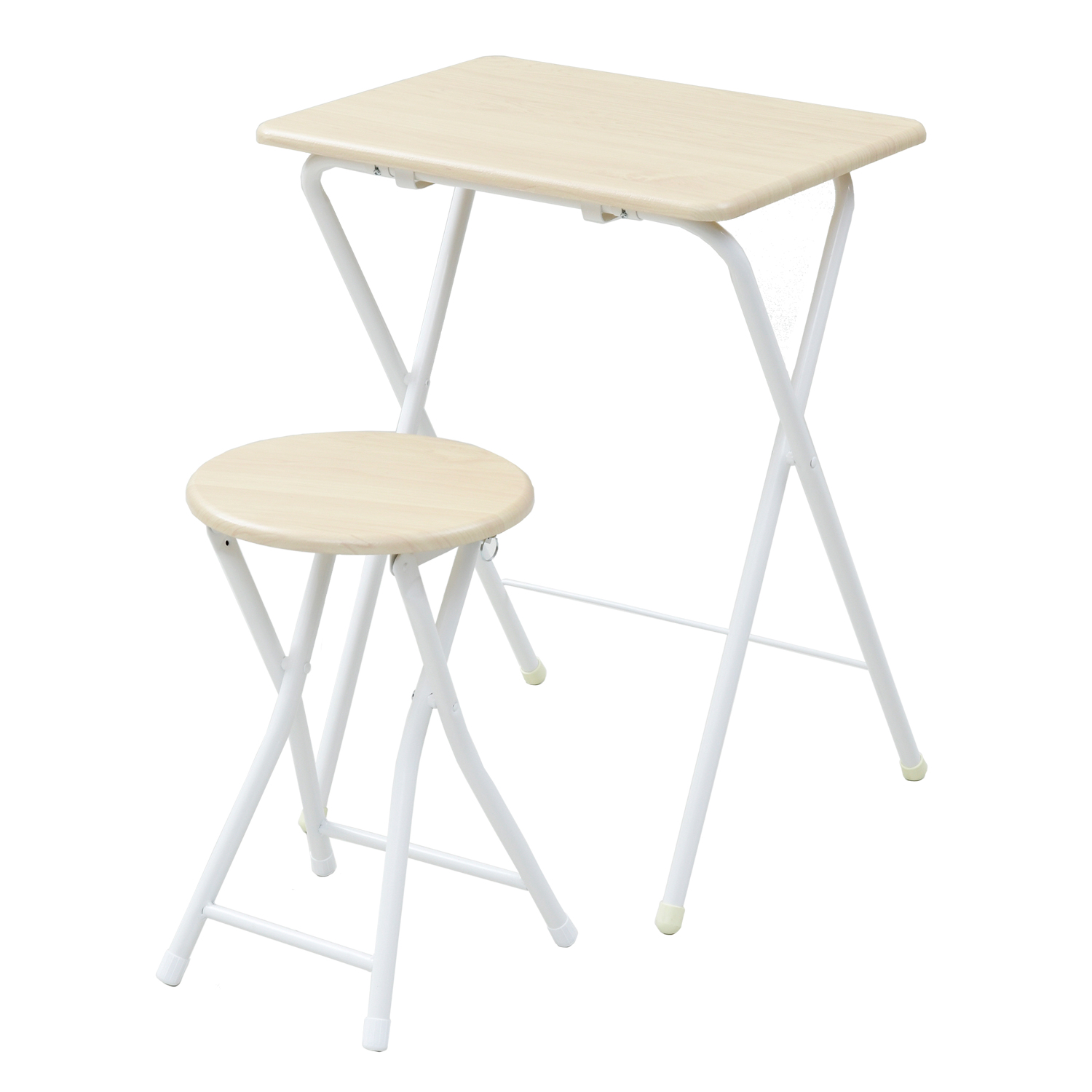 山善（YAMAZEN） 折りたたみ ミニテーブル チェアセット 幅50 奥行48