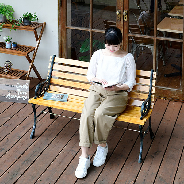 山善（YAMAZEN） ガーデンファニチャー ベンチ ガーデンベンチ 屋外 庭