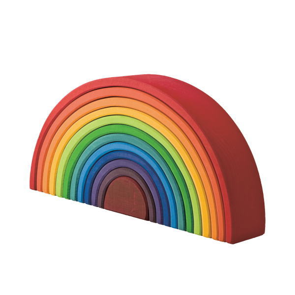 アーチレインボー 大 木のおもちゃ 積木 積み木 つみき 知育 玩具 出産