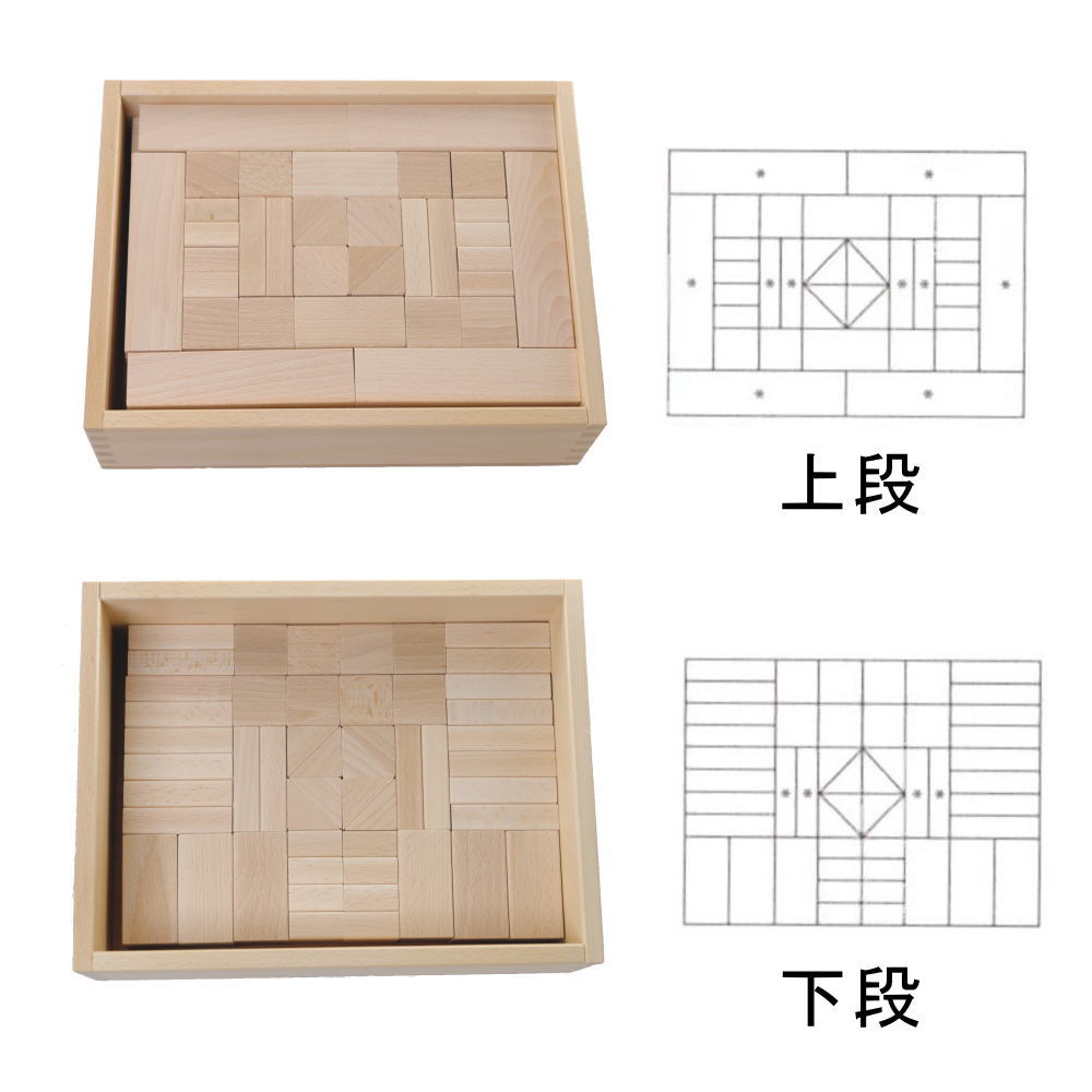 フレーベル積木（小）デュシマ社（ドイツ） Dusyma 木のおもちゃ 積木