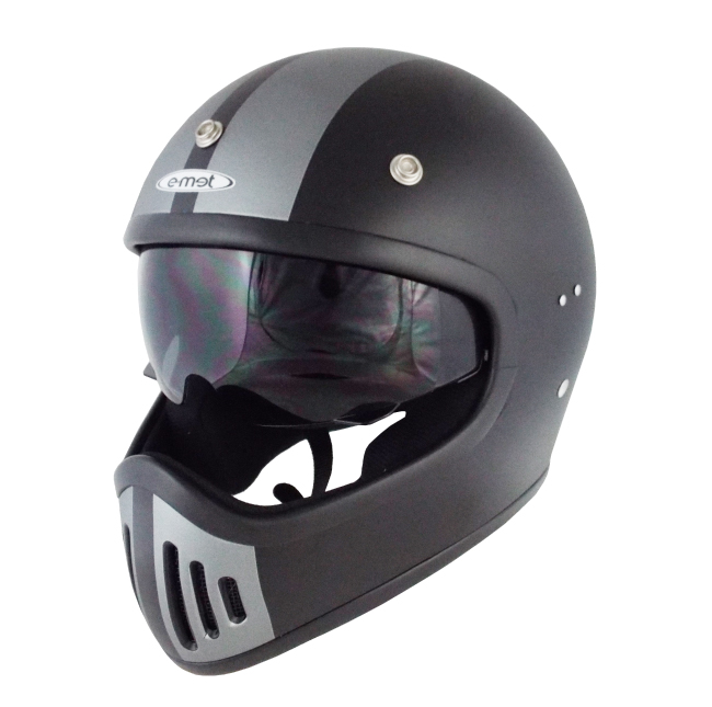 族ヘル バイク フルフェイス ヘルメット EFV-15design レトロ