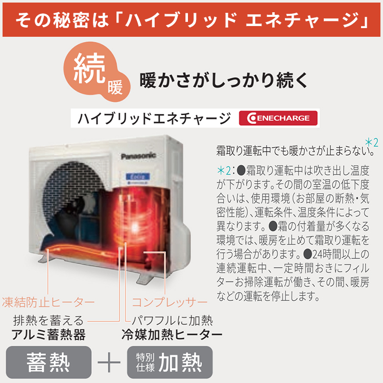 エオリア エアコン おもに18畳 パナソニック 2024年モデル UXシリーズ