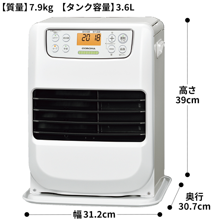 CORONA（コロナ） 石油ファンヒーター 主に7畳用 miniタイプ 木造7畳