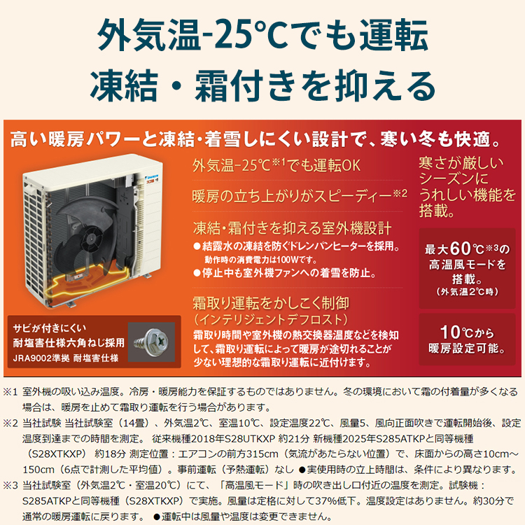 スゴ暖 エアコン おもに6畳 ダイキン KXシリーズ 2025年モデル 高暖房