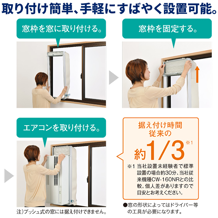 ReLaLa ウインドエアコン コロナ リララ 冷房専用 2023年モデル 単相