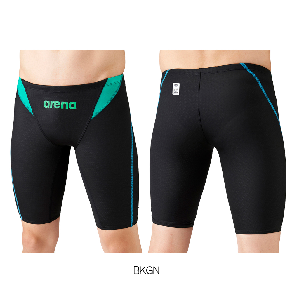 アリーナ（arena） 競泳水着 メンズ WA承認 ハーフスパッツ AQUA