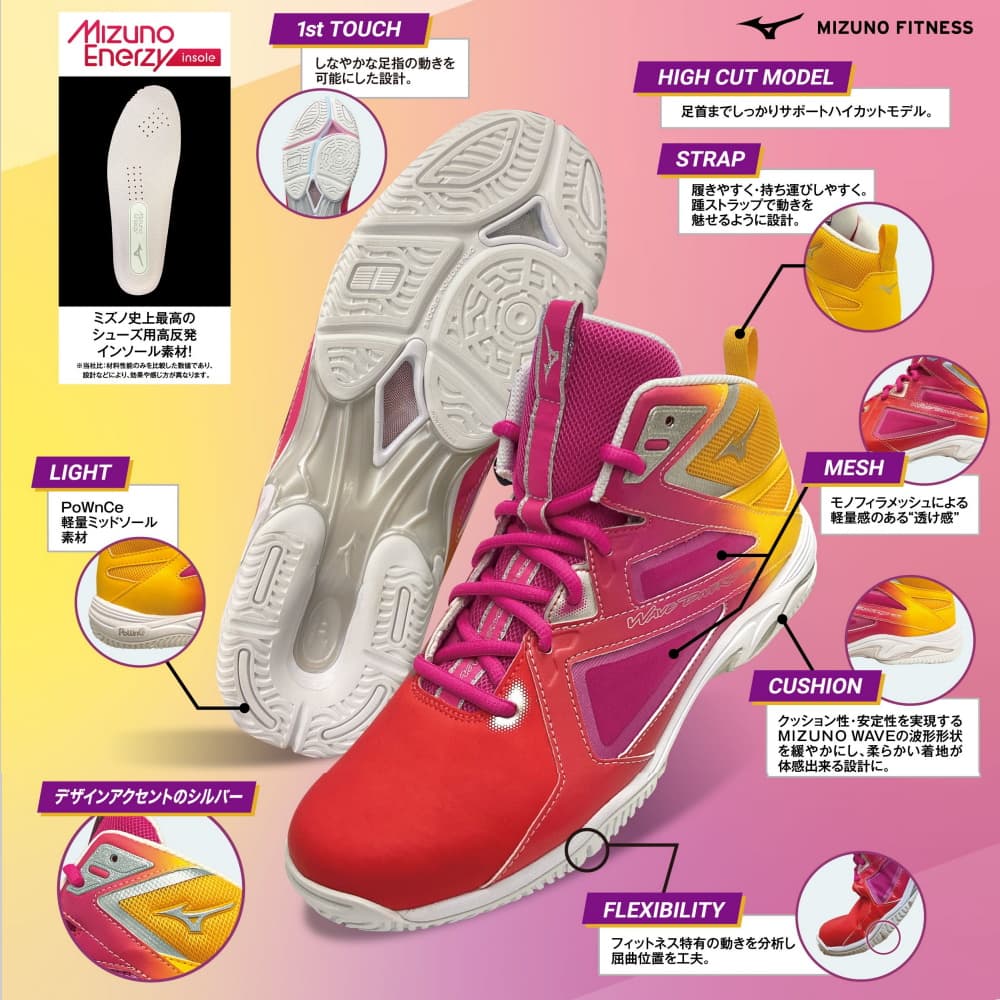 MIZUNO（ミズノ） フィットネスシューズ ウエーブダイバース LG4 Ltd