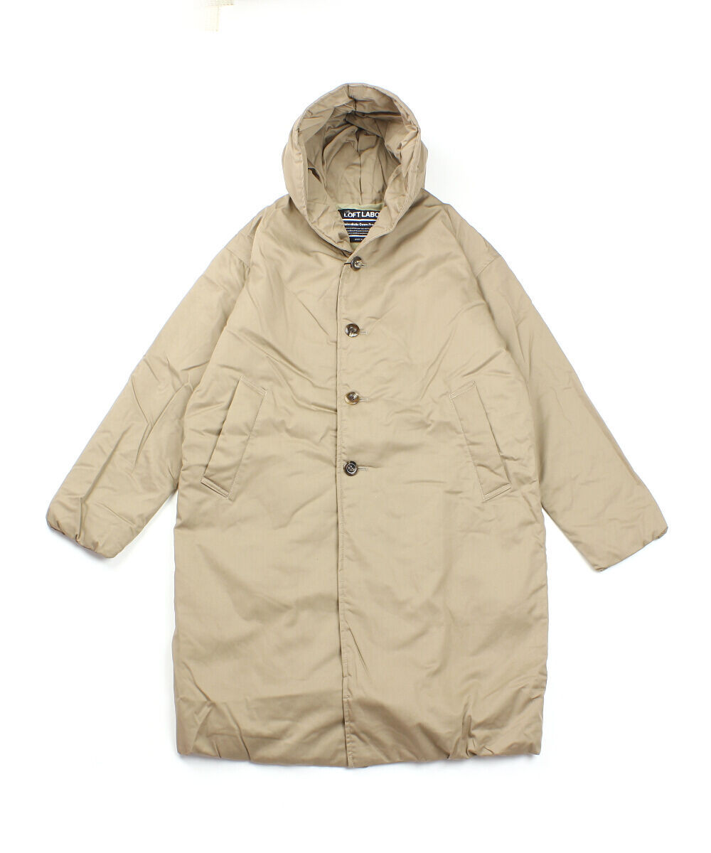 ロフトラボ フーデッドロングダウンコート ロングコート WIIS The Loft