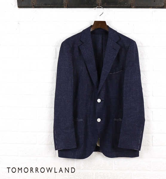 TOMORROWLAND(トゥモローランド)シルクリネン混ウール テーラード