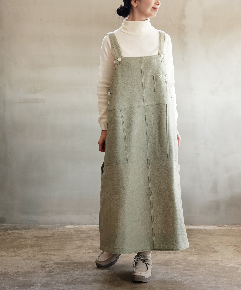 快晴堂 カイセイドウ サロペットスカート レディース 国内正規品