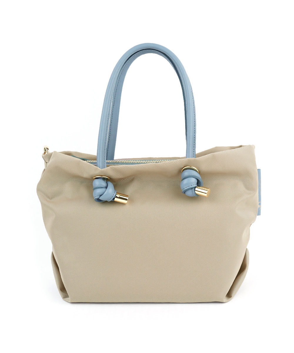 VIOLAd'ORO（ヴィオラドーロ） BIANCA ノットハンドルナイロントート S