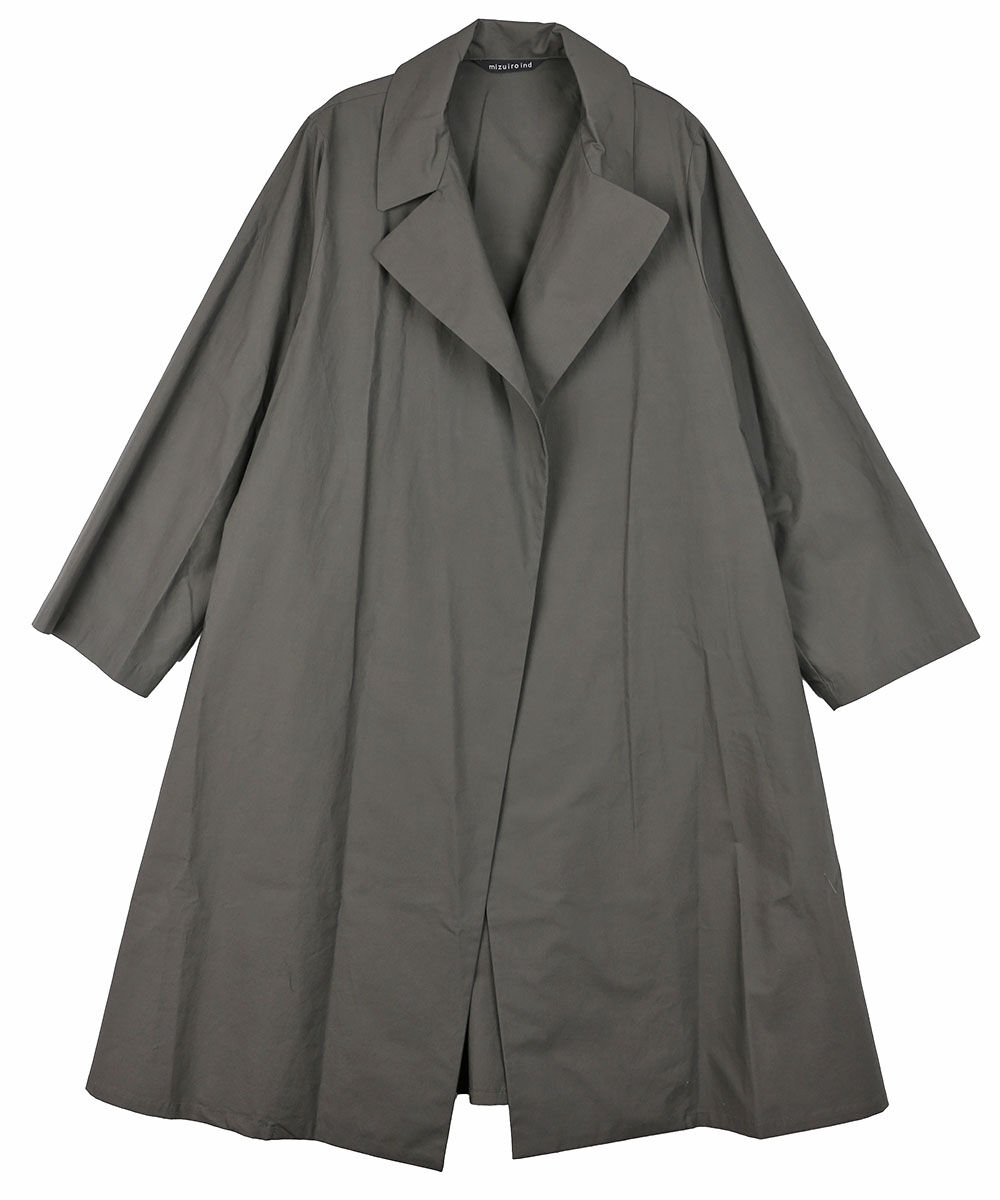 ミズイロインド トレンチライクコート mizuiro ind レディース 国内
