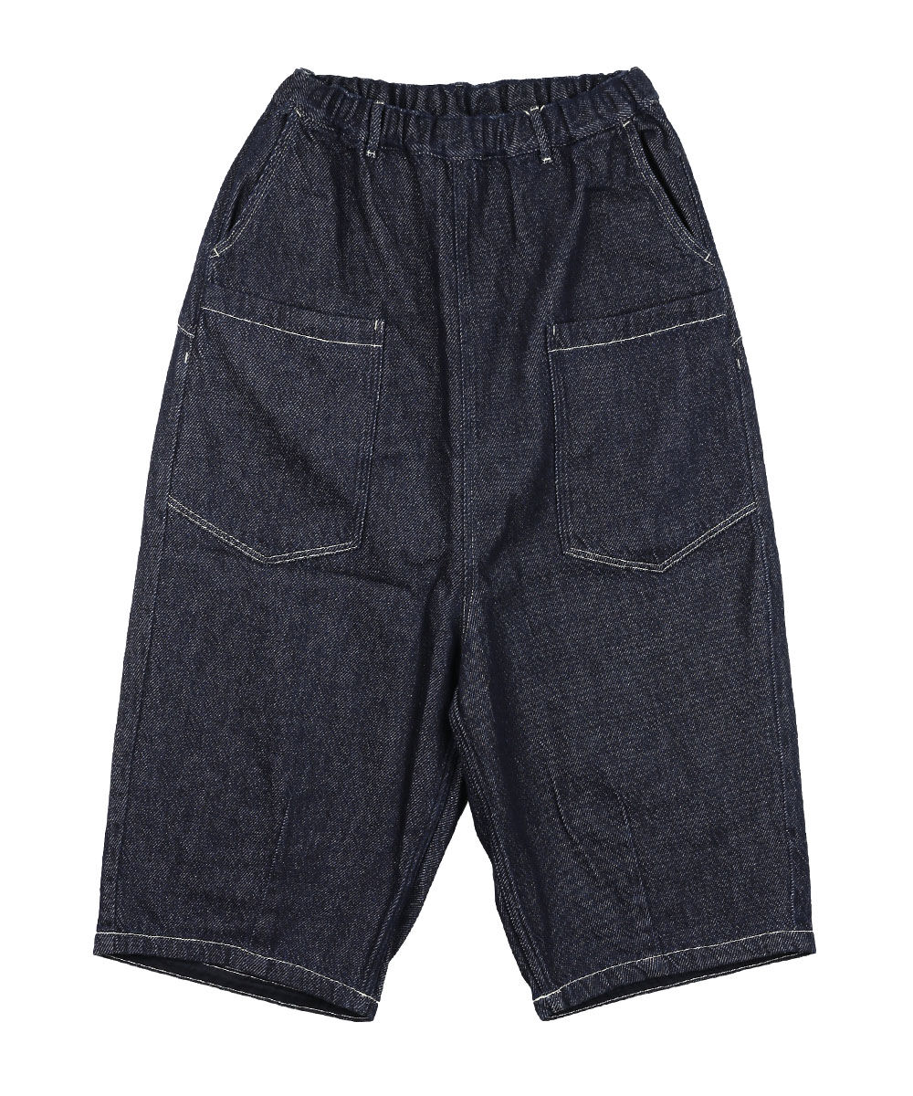 ツムグ スラブヤーンデニム 8分丈パンツ tumugu 2025秋冬新作