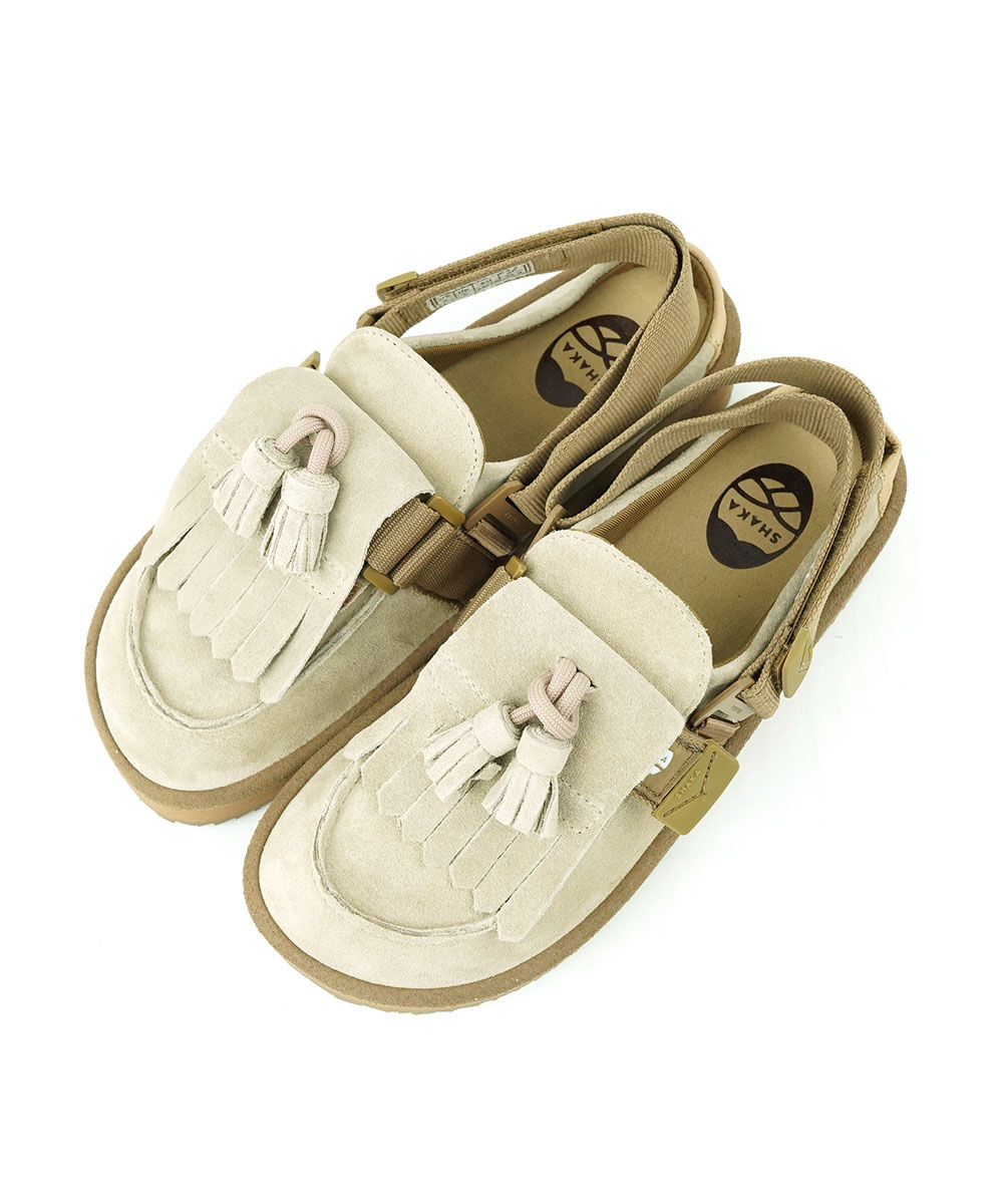 靴 climbing papaSHAKA MOC MULE TASSEL ー24FW-MOC MULE TASSEL SUEDE