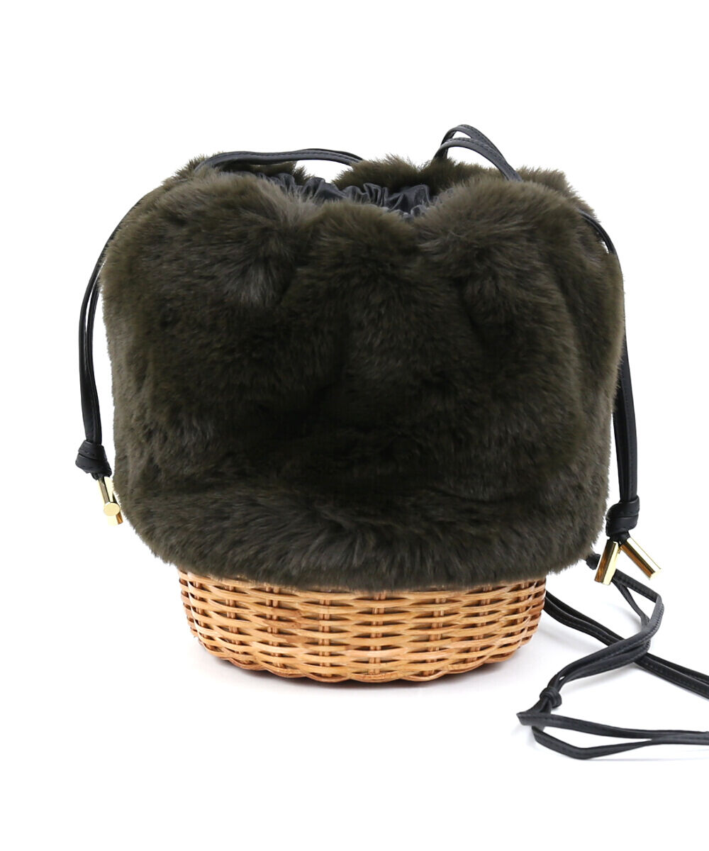 VIOLAd'ORO（ヴィオラドーロ） ファーかごバック レディース 国内正規