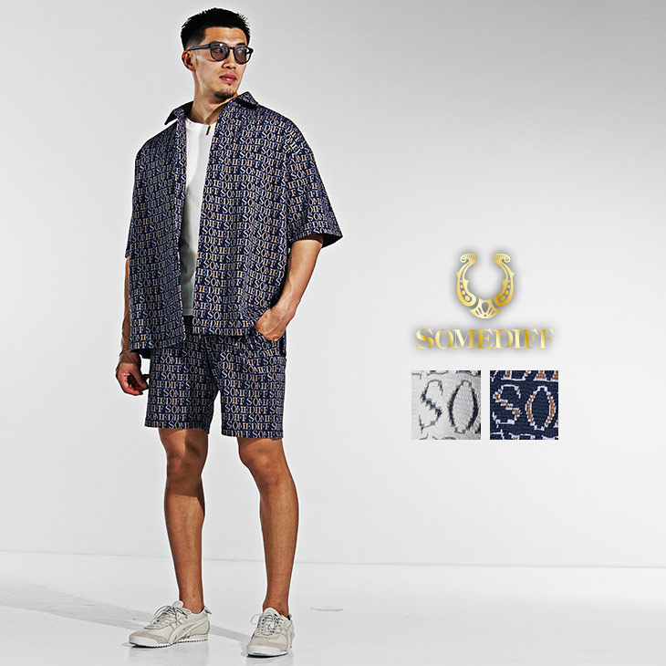 SOMEDIFF（サムディフ） セットアップ メンズ オーバーサイズシャツ