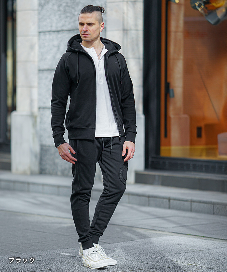 1PIU1UGUALE3 RELAX ウノピュウノウグァーレトレ セットアップ メンズ