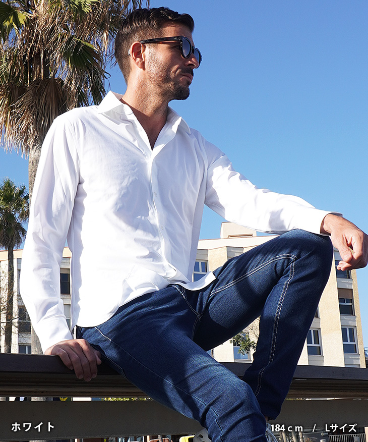 SOMEDIFF（サムディフ） 「ガチで全方向に伸びる！超ストレッチシャツ