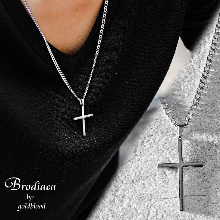 joker（ジョーカー） ネックレス メンズ シンプル シルバー クロス