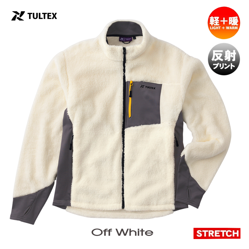 TULTEX（タルテックス） ボア フリース ジャケット ブルゾン メンズ