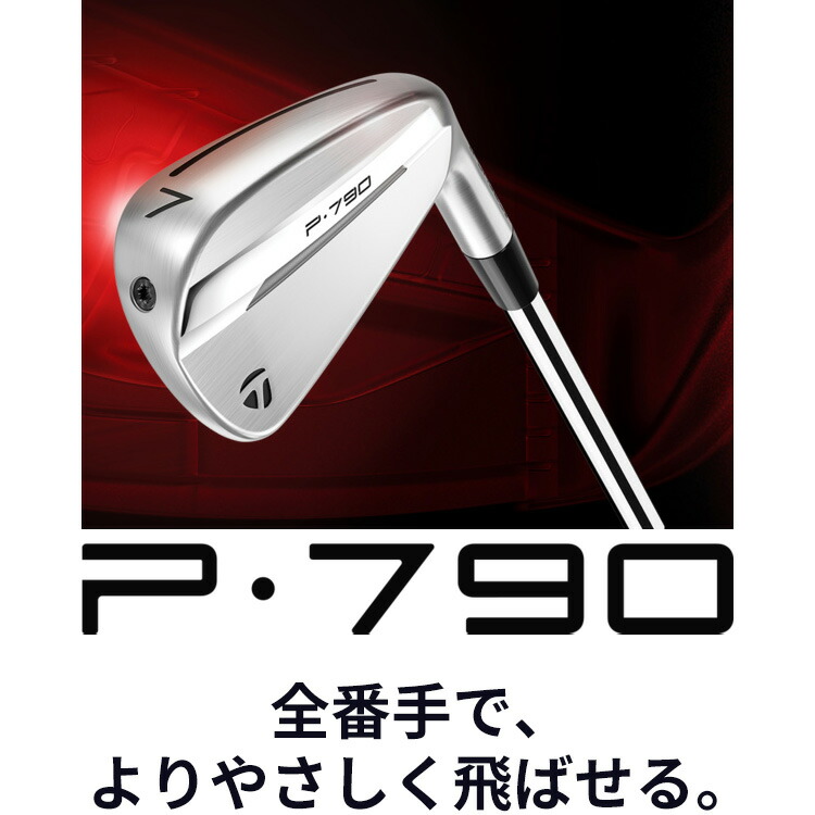 TaylorMade（テーラーメイド） P790 アイアン 5本セット(#6-PW) メンズ