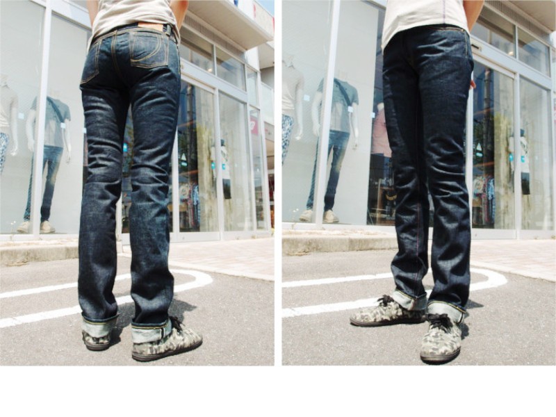 桃太郎ジーンズ（MOMOTARO JEANS） レディースジャパンブルー銅丹