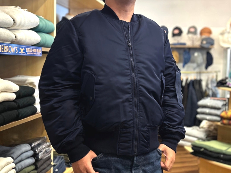 桃太郎ジーンズ（MOMOTARO JEANS） 'EMBROIDERY'MA-1ジャケット