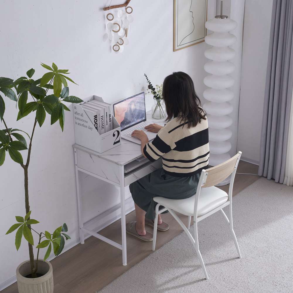 即納】【365日間品質保証】パソコンデスク 引き出し付き 収納台 pc