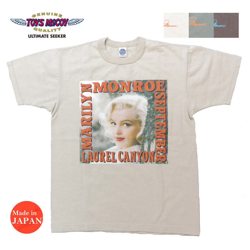 TOYS McCOY（トイズマッコイ） 半袖 Tシャツ MARILYN MONROE TEE